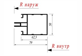 Стойка Reynaers 034.1501.XX