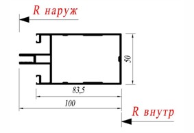 Стойка Reynaers 034.1502.XX