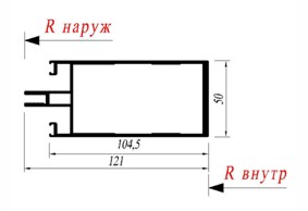 Стойка Reynaers 034.1504.XX