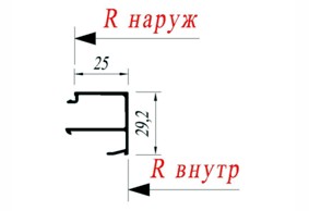Штапик рамный Reynaers 034.1510.XX
