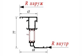 Створка Reynaers 08.0102.XX