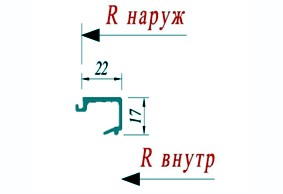 Штапик Schuco 184560