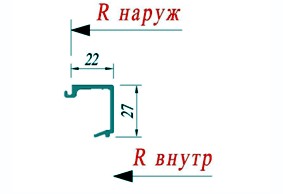 Штапик Schuco 184570