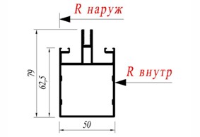 Стойка Reynaers 034.1501.XX