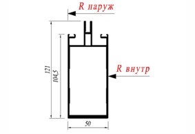 Стойка Reynaers 034.1504.XX