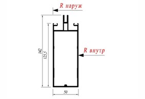 Стойка Reynaers 034.1505.XX