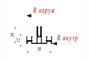 Стойка Alutech AYPC.F50.0101