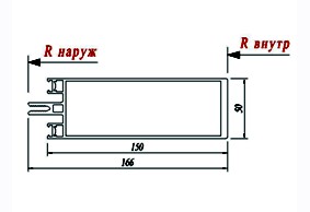 Стойка Schuco 322300