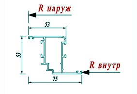 Створка дверная Татпроф ТП-45 45.04.03