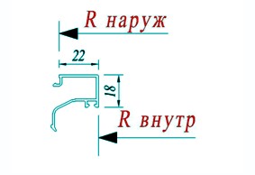 Штапик АГС 68 5257