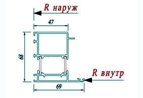 Рама дверная АГС 68 6862