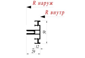 Стойка Alutech AYPC.F50.0101