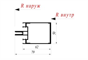 Стойка Alutech AYPC.F50.0102