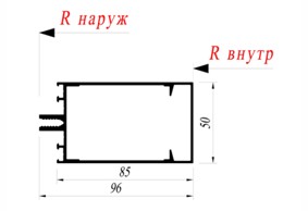 Ригель Alutech AYPC.F50.0206