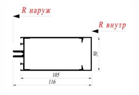 Ригель Alutech AYPC.F50.0207