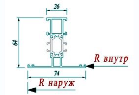 Импост Реалит RW-64 RE.64.011021