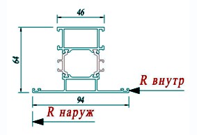 Импост Реалит RW-64 RE.64.016023