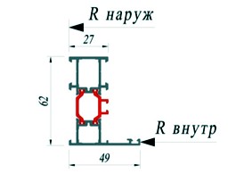 Рама Alutech W62.0101