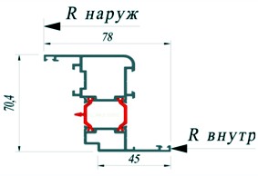 Створка Alutech W62.0202