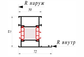 Рама Alutech W72.0103