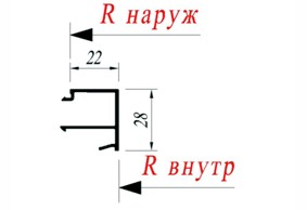 Штапик Alutech С48.0607