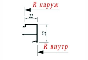 Штапик Alutech С48.0608