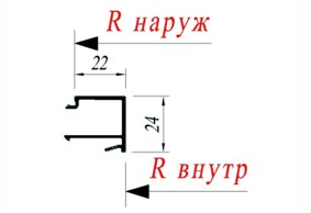 Штапик Alutech С48.0606